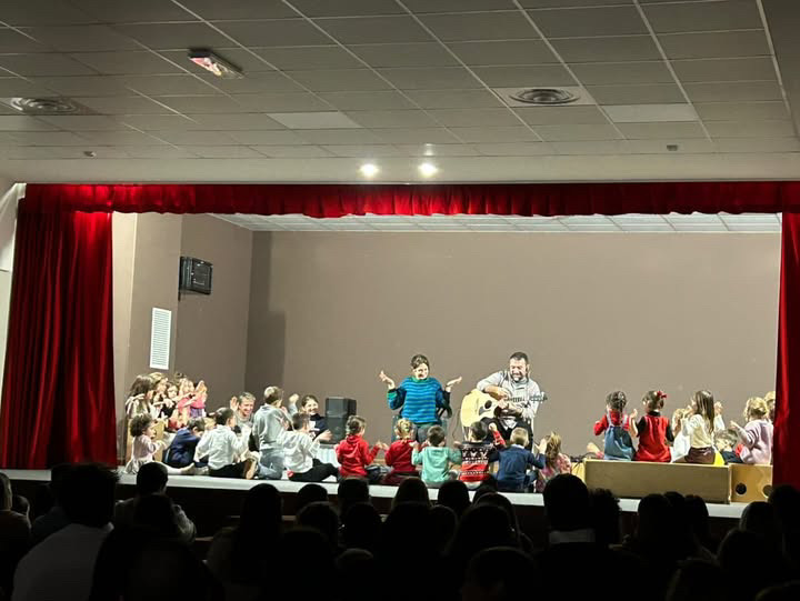 Sul palco con il pubblico